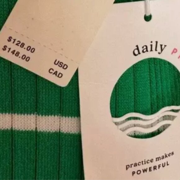 Brand New Daily Practice by Anthropologie Striped Knitted Midi Dress - Picture 11 of 12